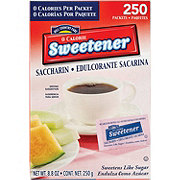 Hill Country Fare Zero Calorie Saccharin Sweetener Packets