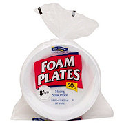 Hefty 9.75 Inch Square Style Cut Resistant Foam Plates - Shop Disposable  Kitchenware at H-E-B