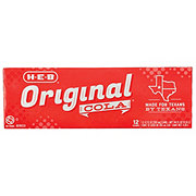 H-E-B Caffeine-Free Diet Original Cola 12 pk Cans