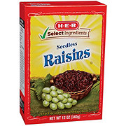 H-E-B Seedless Raisins
