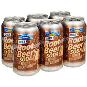 Hill Country Fare Diet Root Beer Soda 6 pk Cans