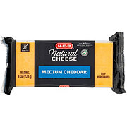 H-E-B Medium Cheddar Cheese