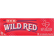 H-E-B Wild Red Soda 12 pk Cans