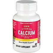 H-E-B Vitamins Calcium & Vitamin D3 Tablets - 600 mg
