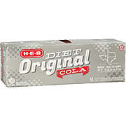 H-E-B Diet Original Cola 12 pk Cans