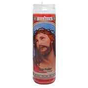 Brilux Gran Poder Religious Wax Candle - Red Wax