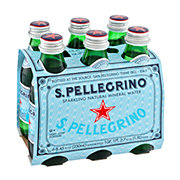 San Pellegrino Sparkling Natural Mineral Water 8.45 oz Bottles