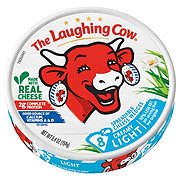 The Laughing Cow Cheese Spread Wedges - Creamy Light, 8 ct