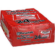 Maruchan Ramen Noodle Soup Packs - Beef Flavor, 24 ct