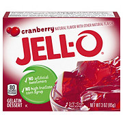 Jell-O Cranberry Gelatin Dessert Mix