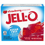 Jell-O Sugar Free Strawberry Gelatin Dessert Mix