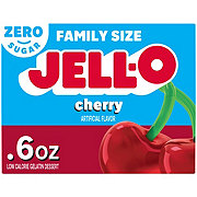 Jell-O Zero Sugar Cherry Gelatin Dessert Mix