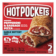 Hot Pockets Pepperoni & Sausage Pizza Frozen Sandwiches
