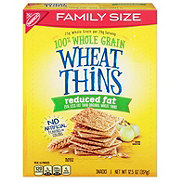 Nabisco Wheat Thins Reduced Fat Crackers Family Size