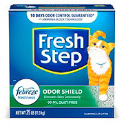 Fresh Step Odor Shield with Febreze Clumping Cat Litter