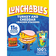 Lunchables Snack Kit Tray - Turkey & Cheddar Cheese Cracker Stackers, Capri Sun & Candy