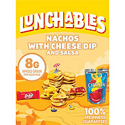 Lunchables Snack Kit Tray - Nachos with Cheese Dip & Salsa, Capri Sun & Candy