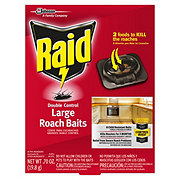 Raid Double Control Large Roach Baits