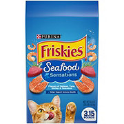 Friskies Purina Friskies Dry Cat Food, Seafood Sensations