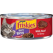 Friskies Gravy Wet Cat Food, Meaty Bits With Beef in Gravy