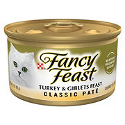 Fancy Feast Purina Fancy Feast Pate Turkey and Giblets Feast Classic Grain Free Wet Cat Food Pate