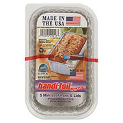 Handi-Foil Cook-N-Carry Mini Loaf Pans & Lids