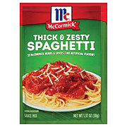 McCormick Thick And Zesty Spaghetti Sauce Mix - 1.37oz for sale online