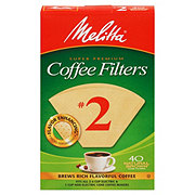Melitta Natural Brown No. 2 Cone Coffee Filters