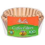Melitta Basket Coffee Filters - Natural Brown, 8-12 Cup
