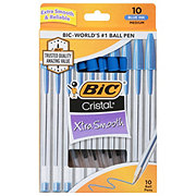 BiC Cristal Xtra Smooth Ball Pens - Black Ink - Shop Pens at H-E-B