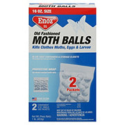 Enoz Old Fashioned Moth Balls, 2-Pack