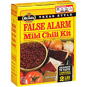 Wick Fowler's False Alarm Mild Chili Kit
