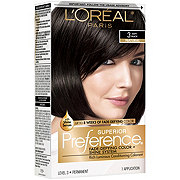 L'Oréal Paris Superior Preference Permanent Hair Color, 3 Soft Black