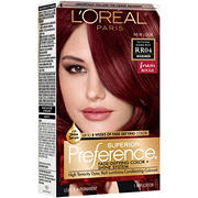 L'Oréal Paris Superior Preference Permanent Hair Color, RR-04 Intense Dark Red