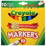 H-E-B Broad Tip Washable Markers – Assorted Colors - Shop Markers