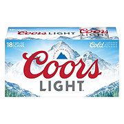 Coors Light Beer 18 pk Cans
