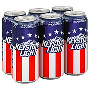 Keystone Light Beer 6 pk Cans