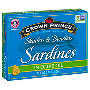 Crown Prince Skinless and Boneless Sardines in Olive Oil
