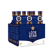 Lone Star Light Beer 6 pk Bottles