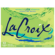 LaCroix Lime Sparkling Water 12 oz Cans