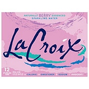 LaCroix Berry Sparkling Water 12 oz Cans