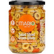 Mario Salad Sliced Green Olives