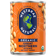 Westbrae Natural Organic No Salt Added Great Northern Beans - Shop