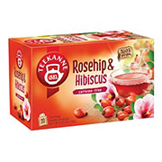 POMPADOUR Rosehip And Hibiscus Flower Bags Fruit Infusion Tea