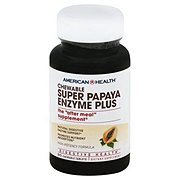 American Health Super Papaya Enzyme Plus Chewable Tablets