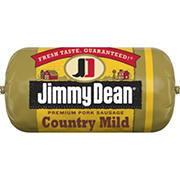 Jimmy Dean Premium Pork Breakfast Sausage - Country Mild