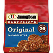 Jimmy Dean Heat 'N Serve Frozen Pork Breakfast Sausage Patties - Original