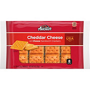 Austin Cheddar Cheese on Cheese Sandwich Crackers