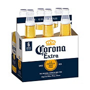 Corona Extra Mexican Lager Import Beer 12 oz Bottles, 6 pk