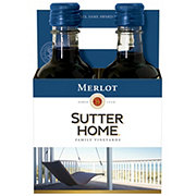 Sutter Home Family Vineyards Merlot 187 mL Bottles